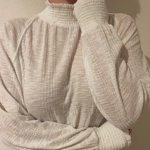 Free People white sweater